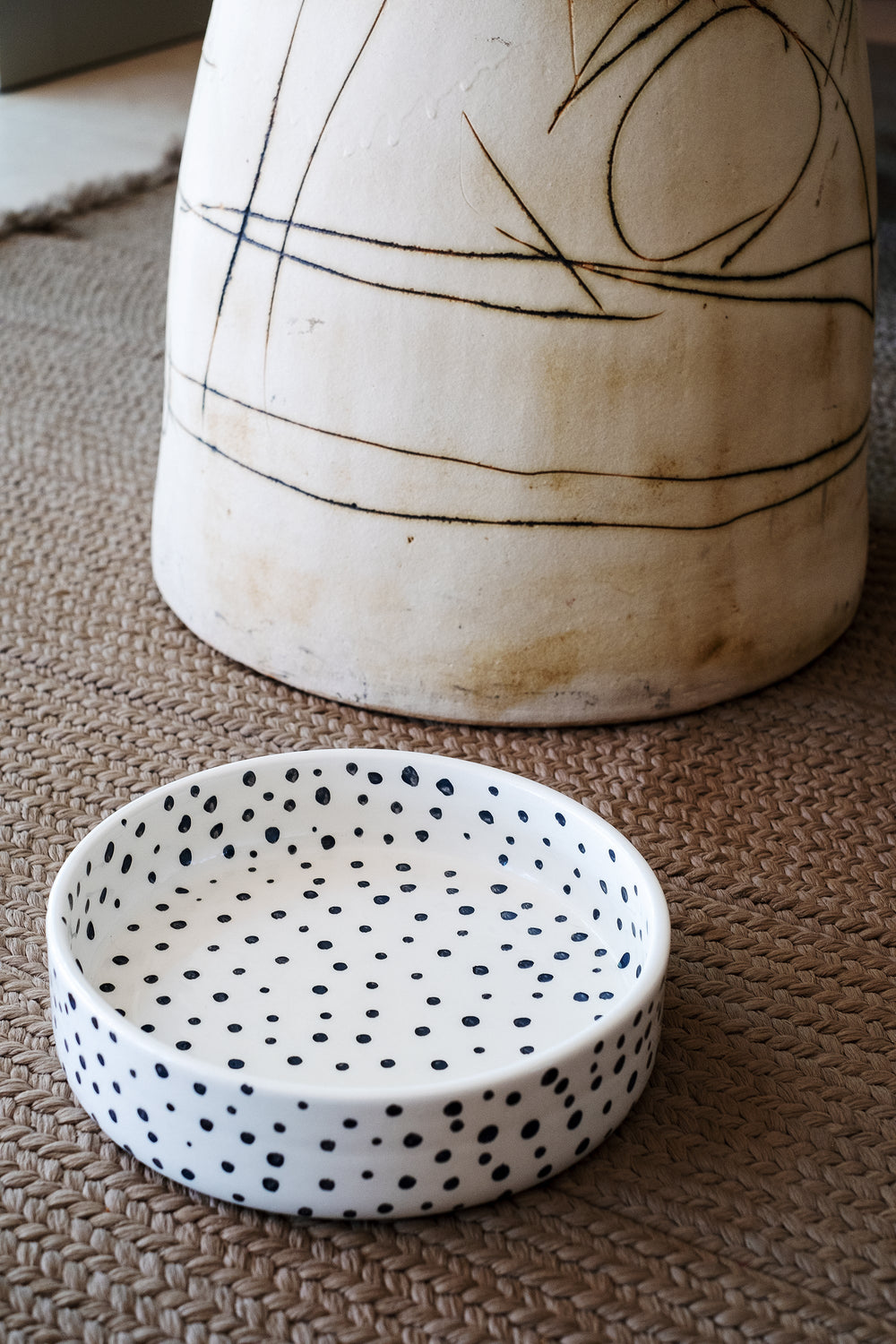 Black Spots Pet Bowl