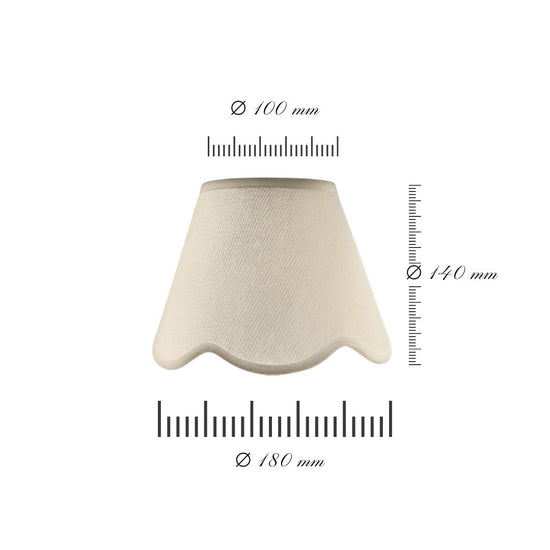 Lampshade White Scallop