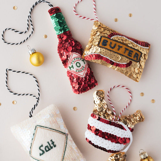 Better than Butter Sequin Hanging Ornament