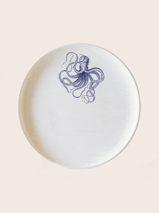 Blue Ocean Ceramic Sticker Set