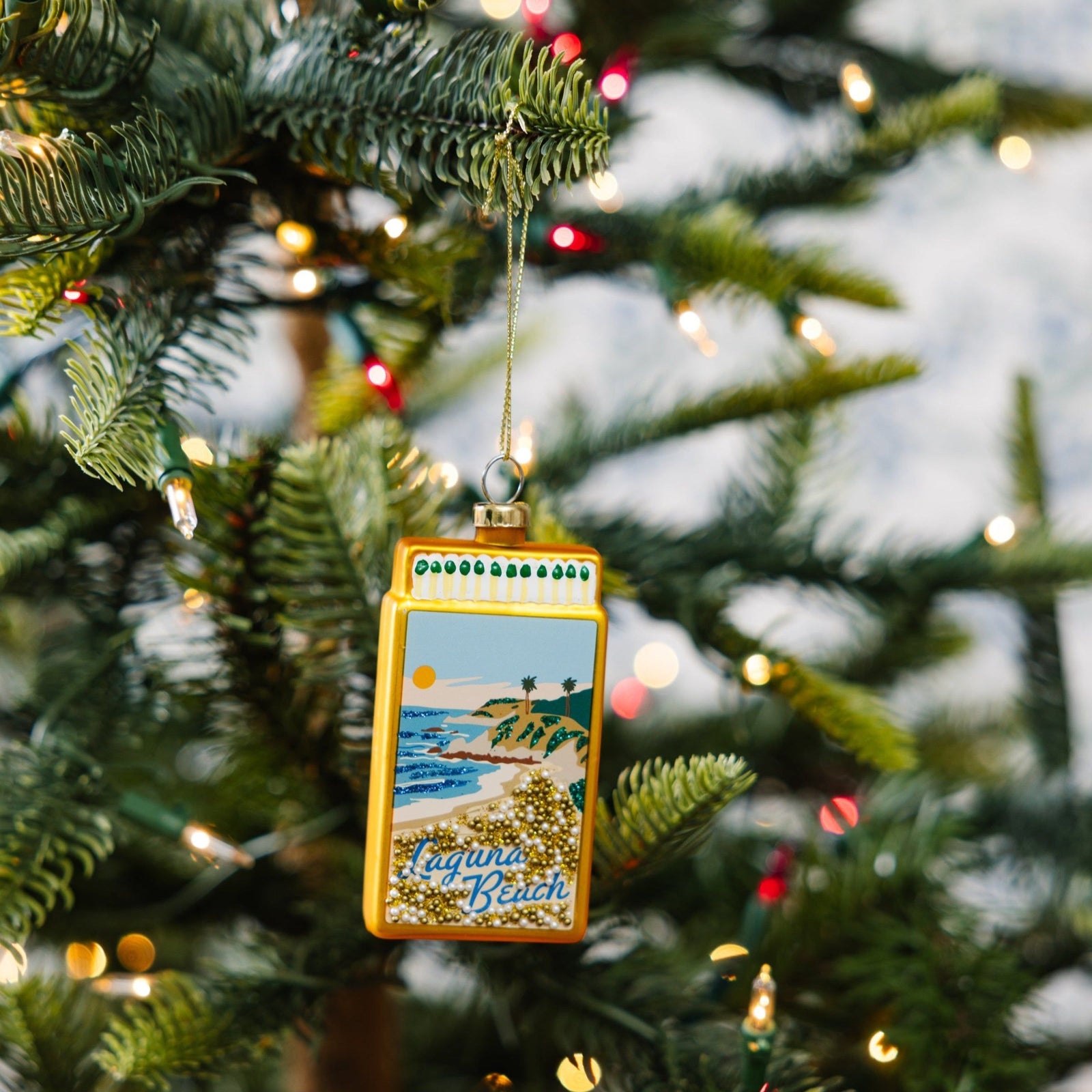 Matchbook Ornament - Laguna Beach