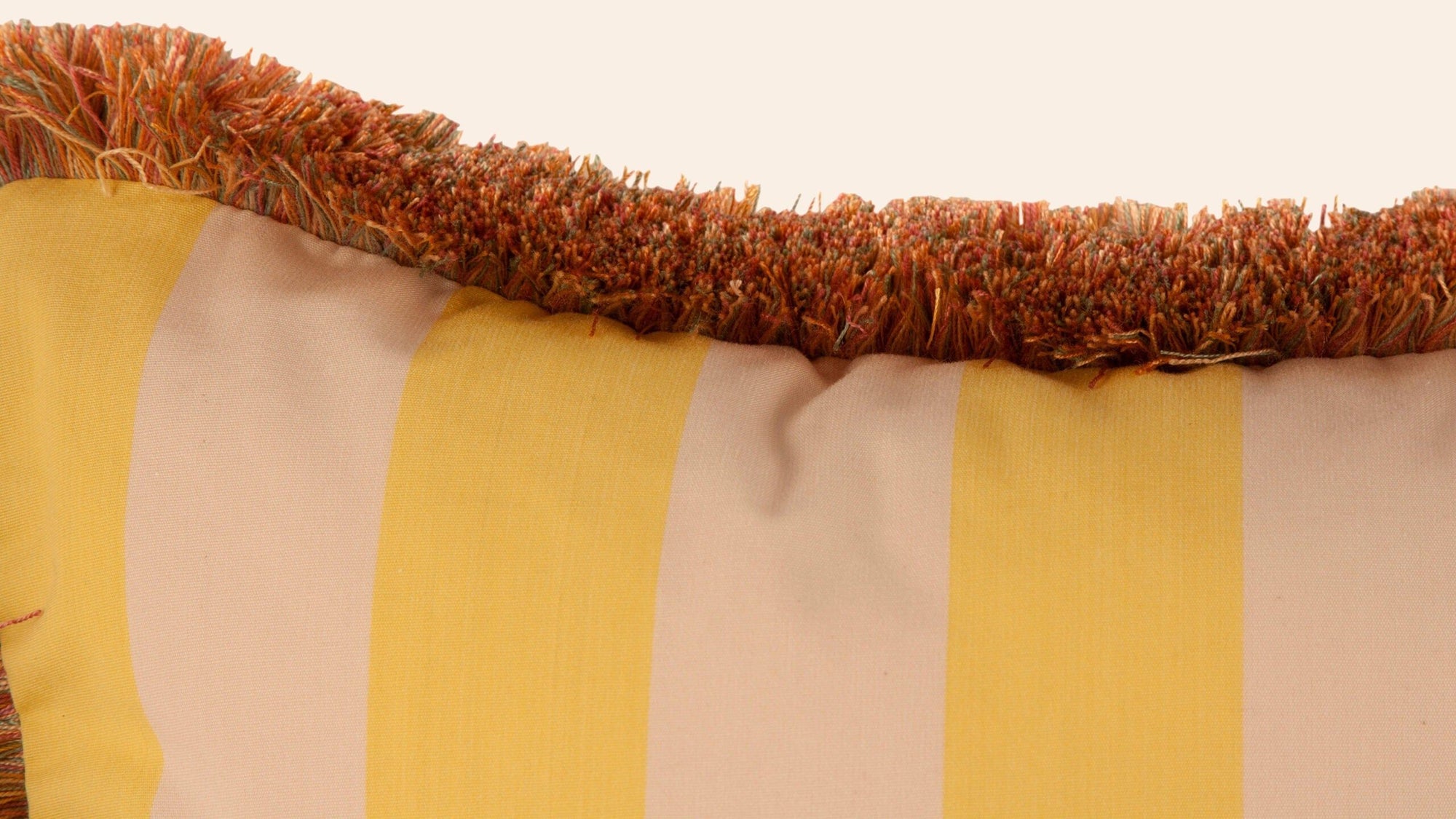 Sonia Stripe Cushion, Citron