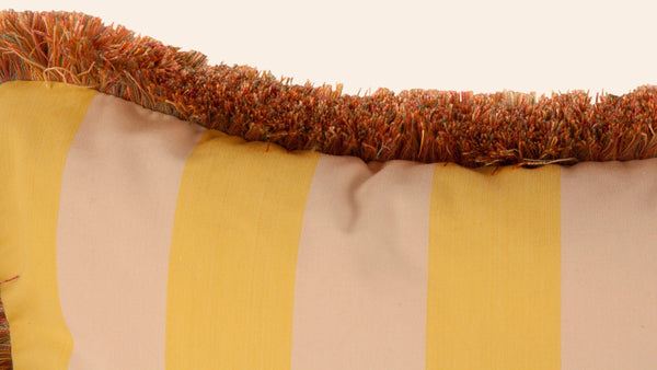 Sonia Stripe Cushion, Citron