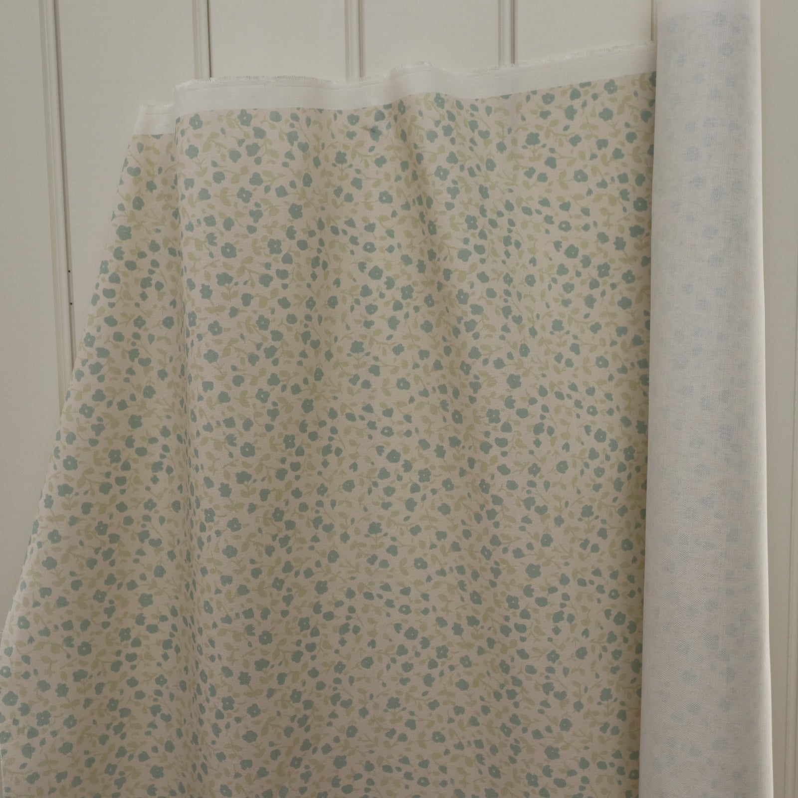 Maison Fleurie - Blossom Pale Sage Fabric