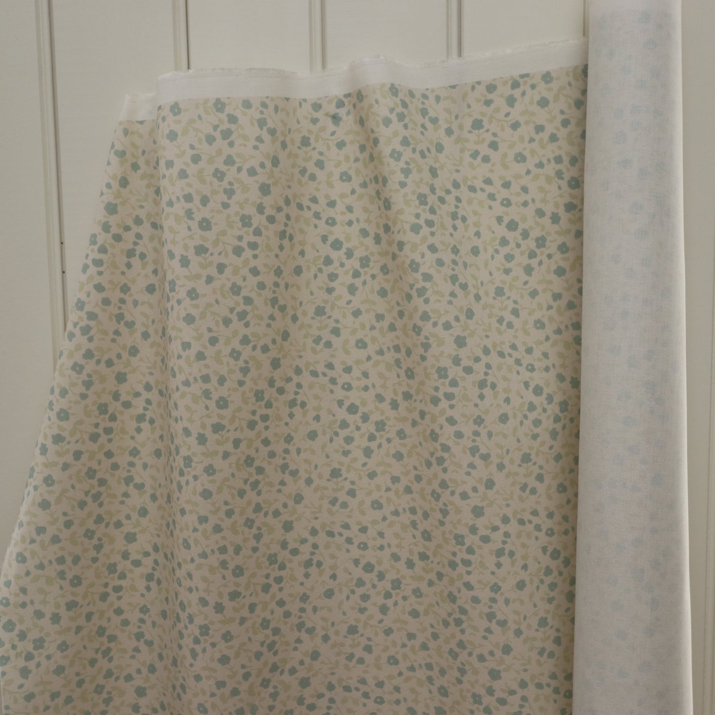 Maison Fleurie - Blossom Pale Sage Fabric