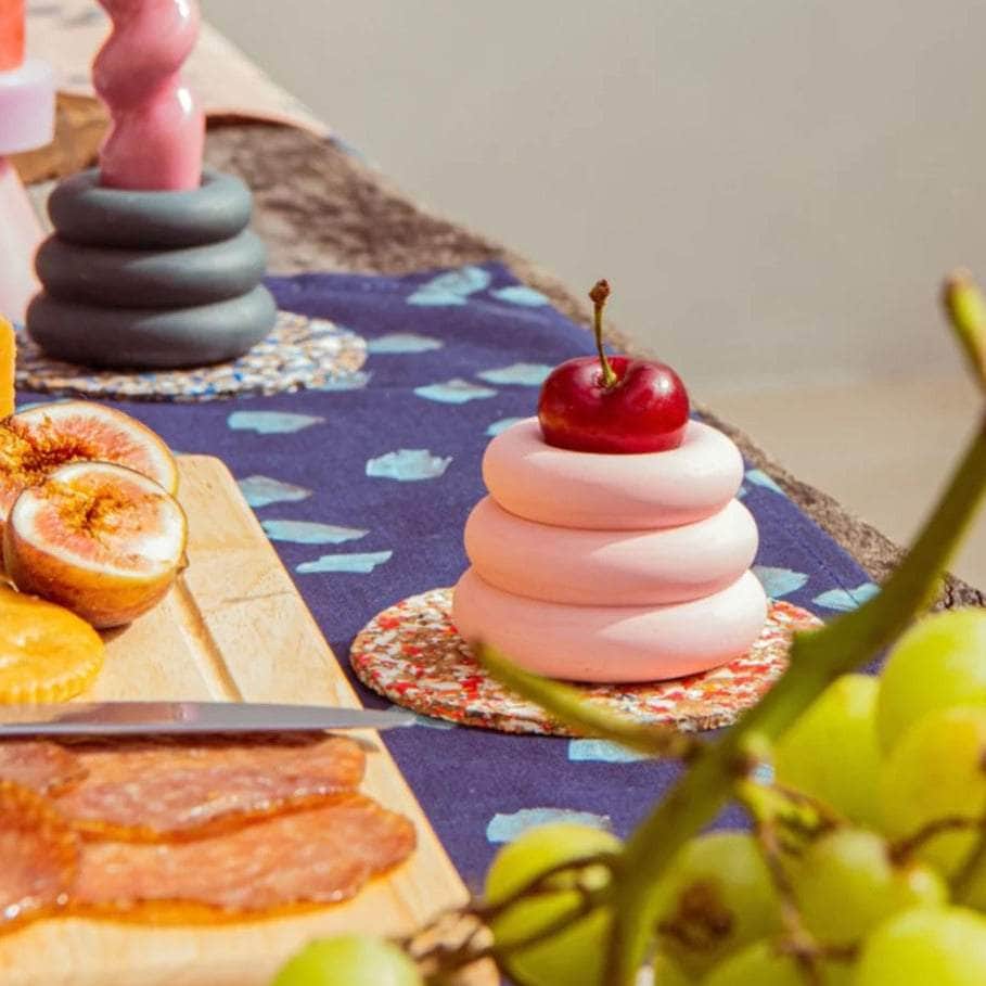 Scribble Tea Towel - Navy