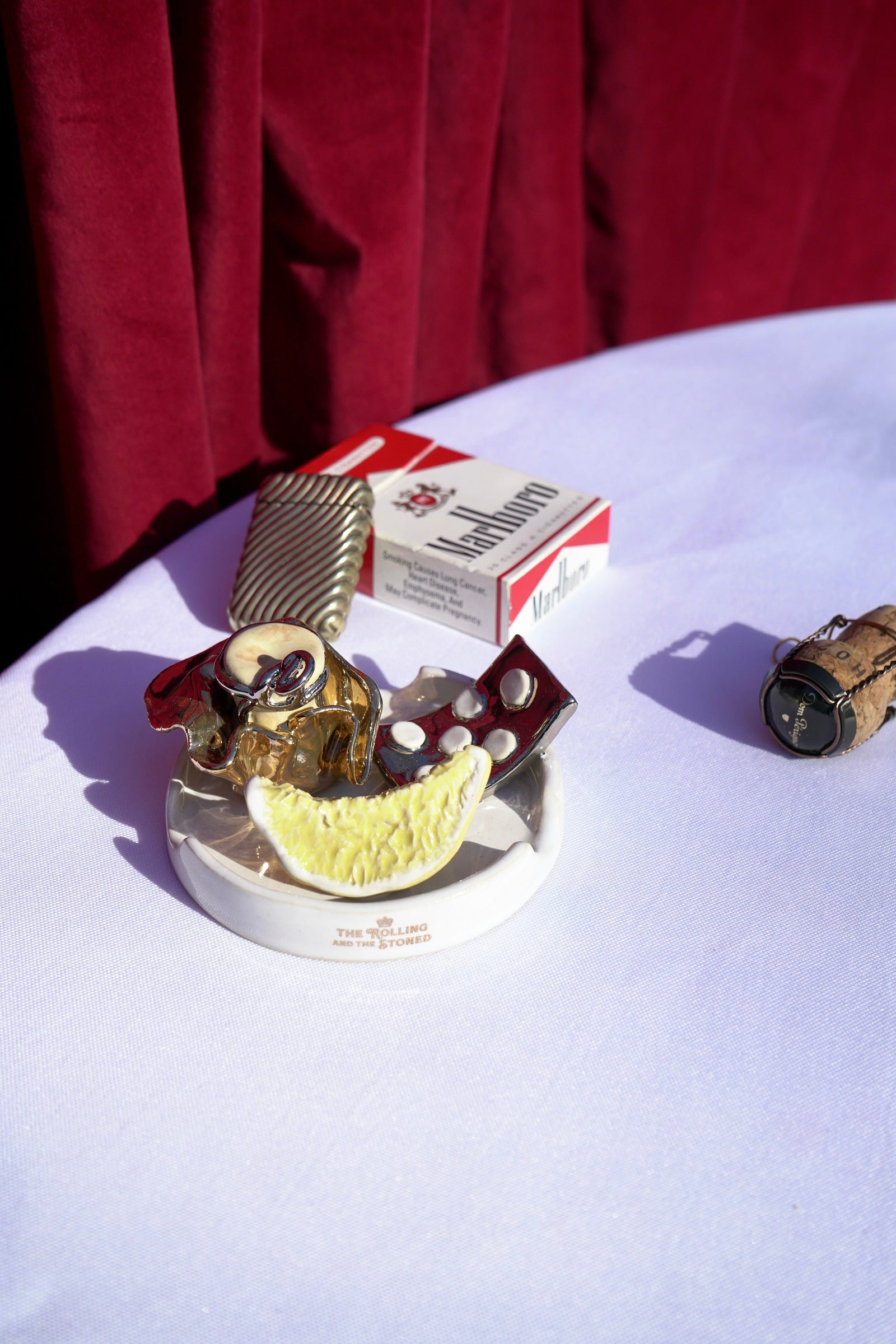 Champagne Headache Ashtray