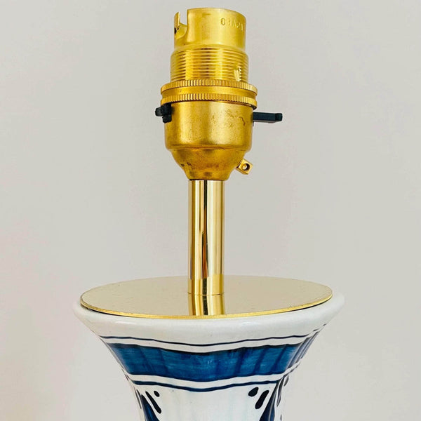 Antique Delft Lamp