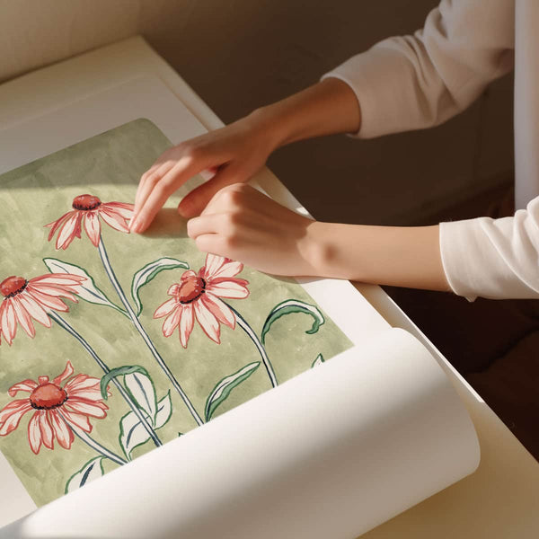 Coneflower Art Print-