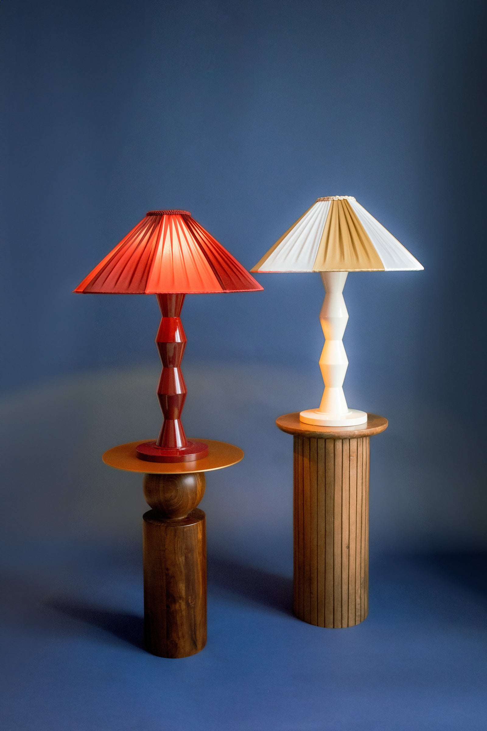 The Fitz - Burgundy Lamp