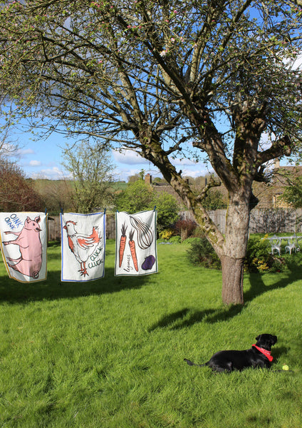 Pig Tea Towel