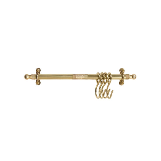 The Brass 30cm Hanging Rail - Luxe Version