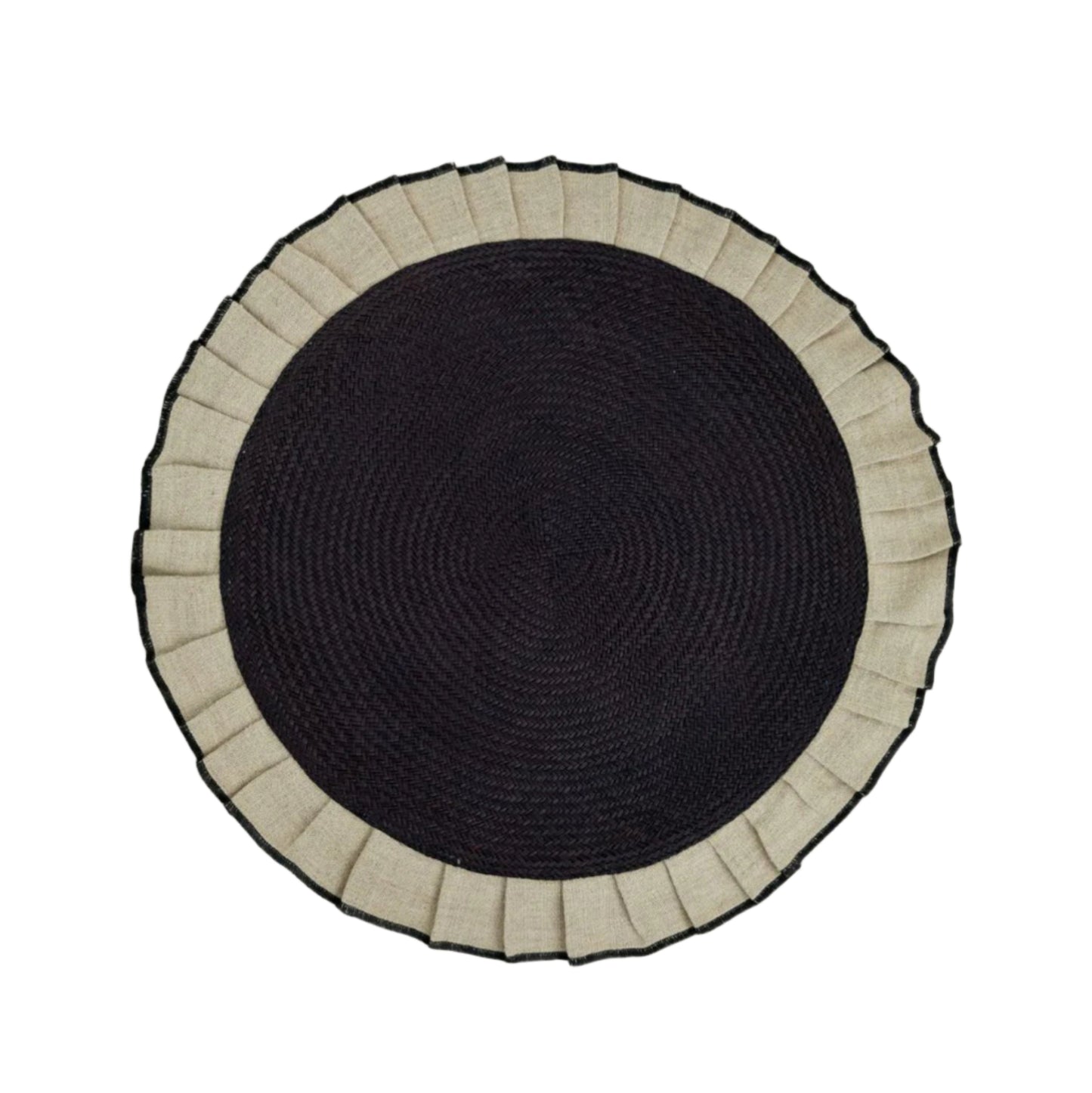 Arandela Iraca and Linen Placemats, Sand