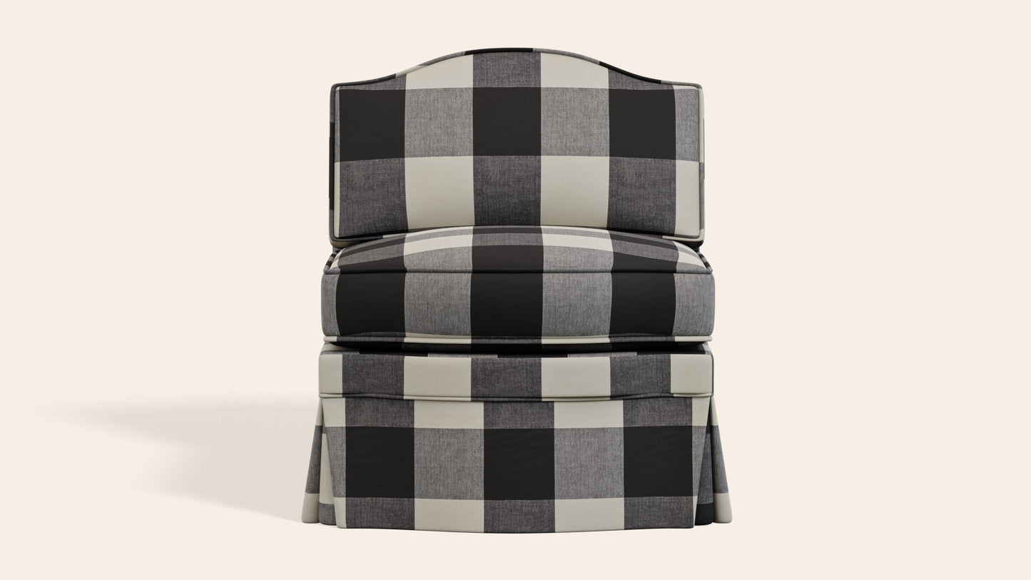 Felix Slipper Chair, Pepper