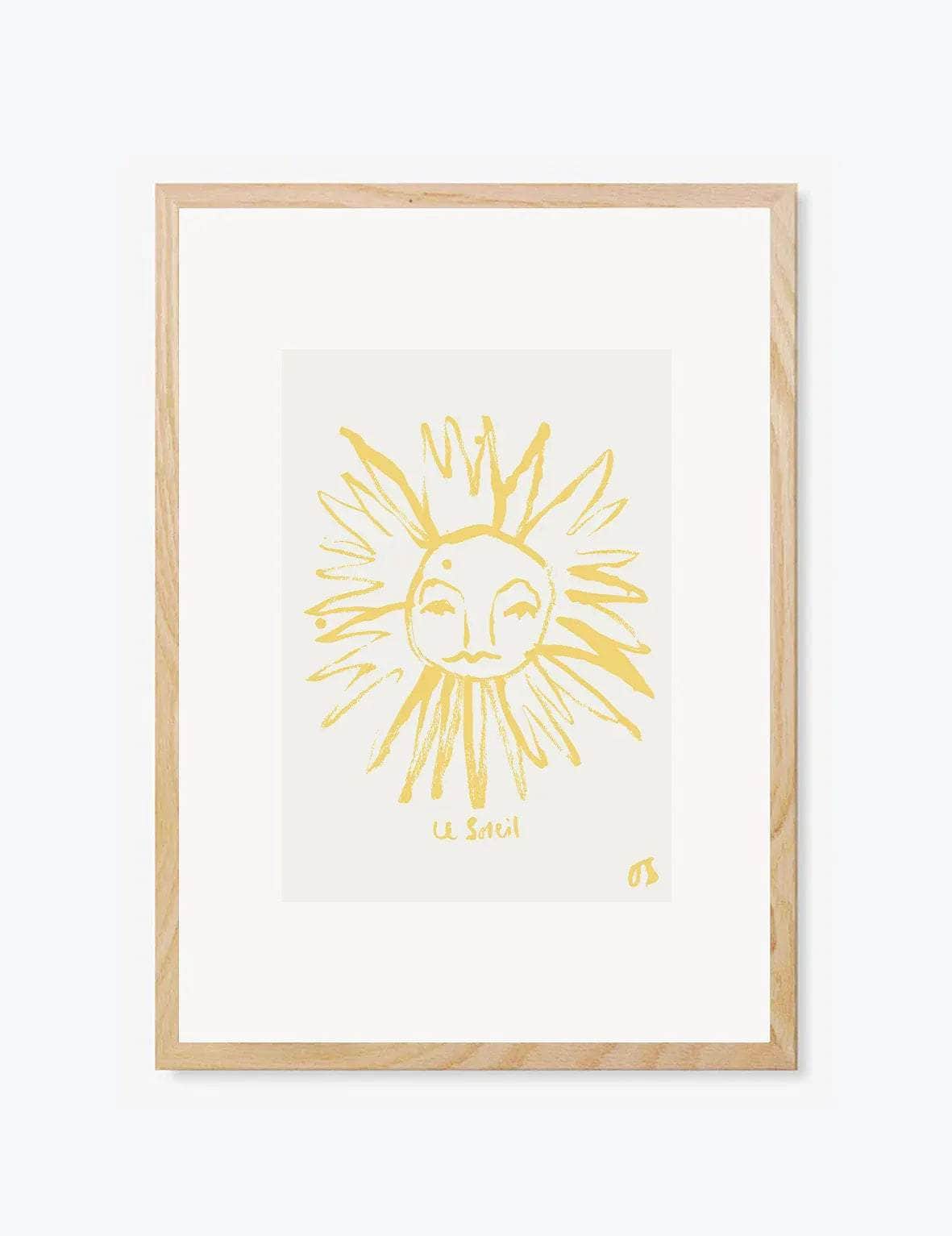 Yellow Sun Print