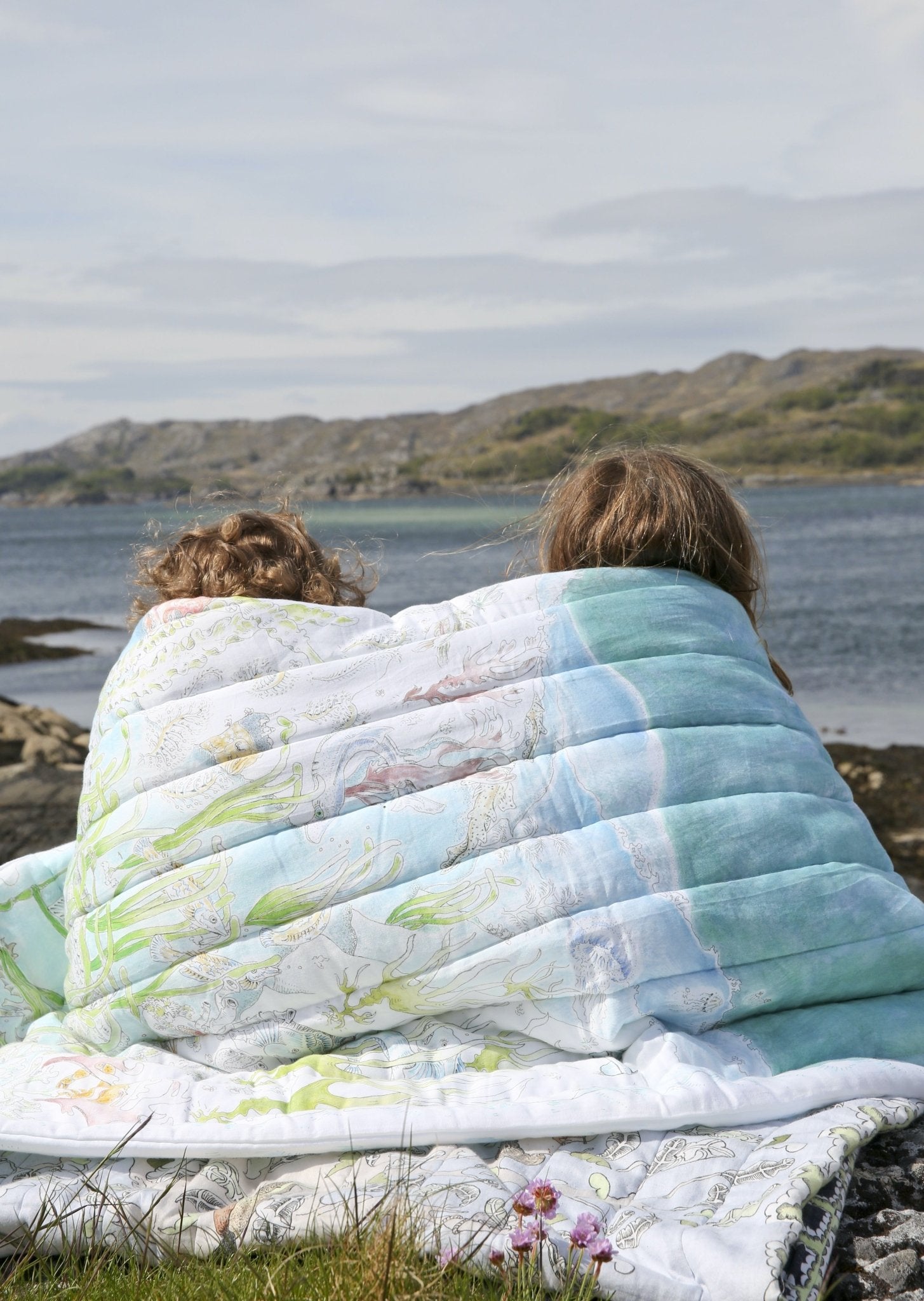 The Legends of the Sea Quilted Blanket