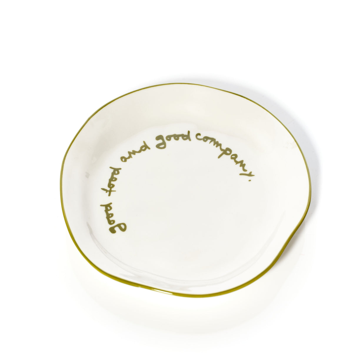 Statement Plate | 'Good Food And Good Company'-