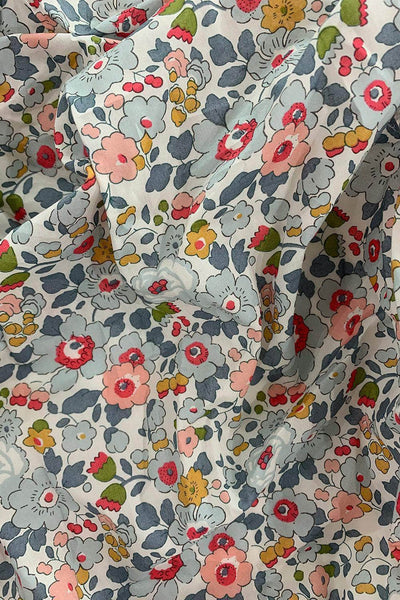 Picnic Blanket Made With Liberty Fabric Betsy Grey & Capel Mustard