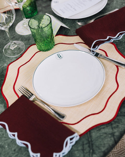Orla Placemat, Raffia With Palm Tree