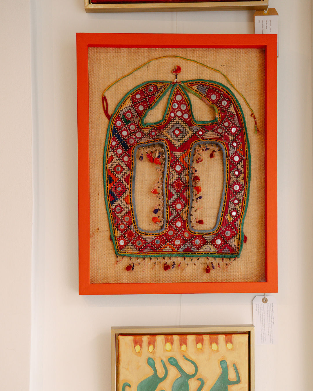 Framed Vintage Ceremonial Horse Mask