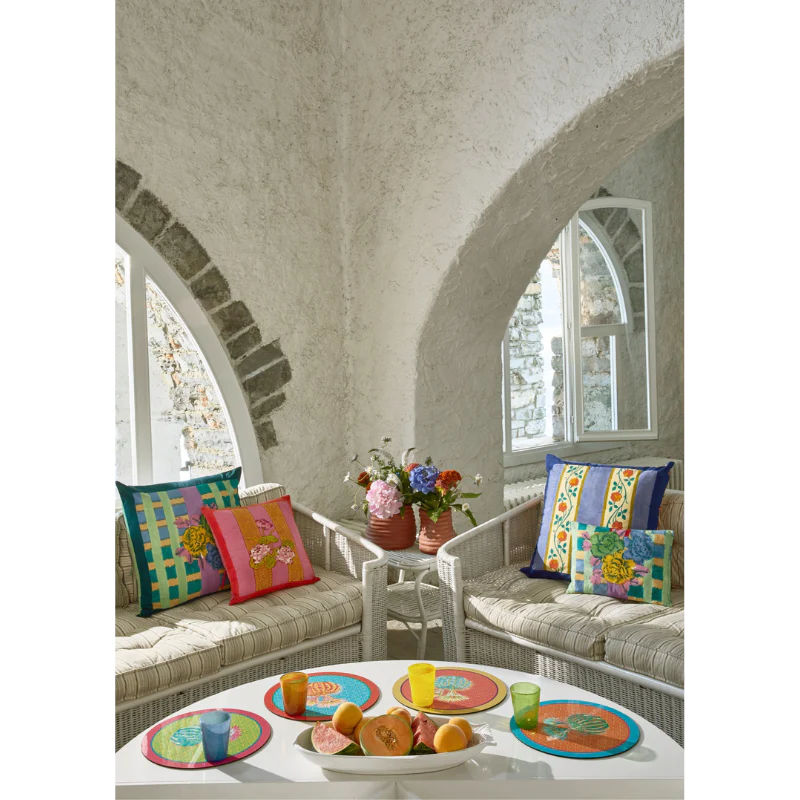 Masonite Placemat | Cactus Orange