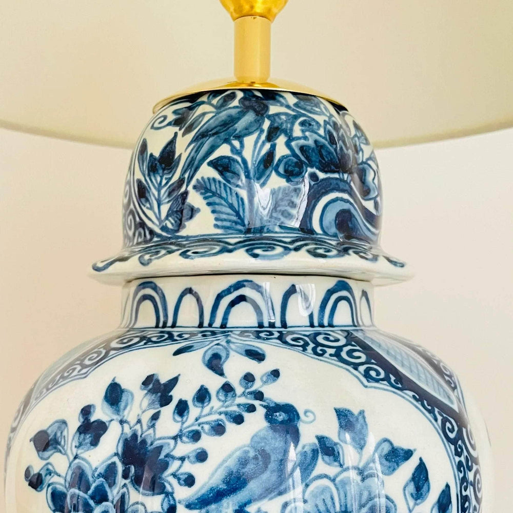 Antique Makkum Jar Table Lamp