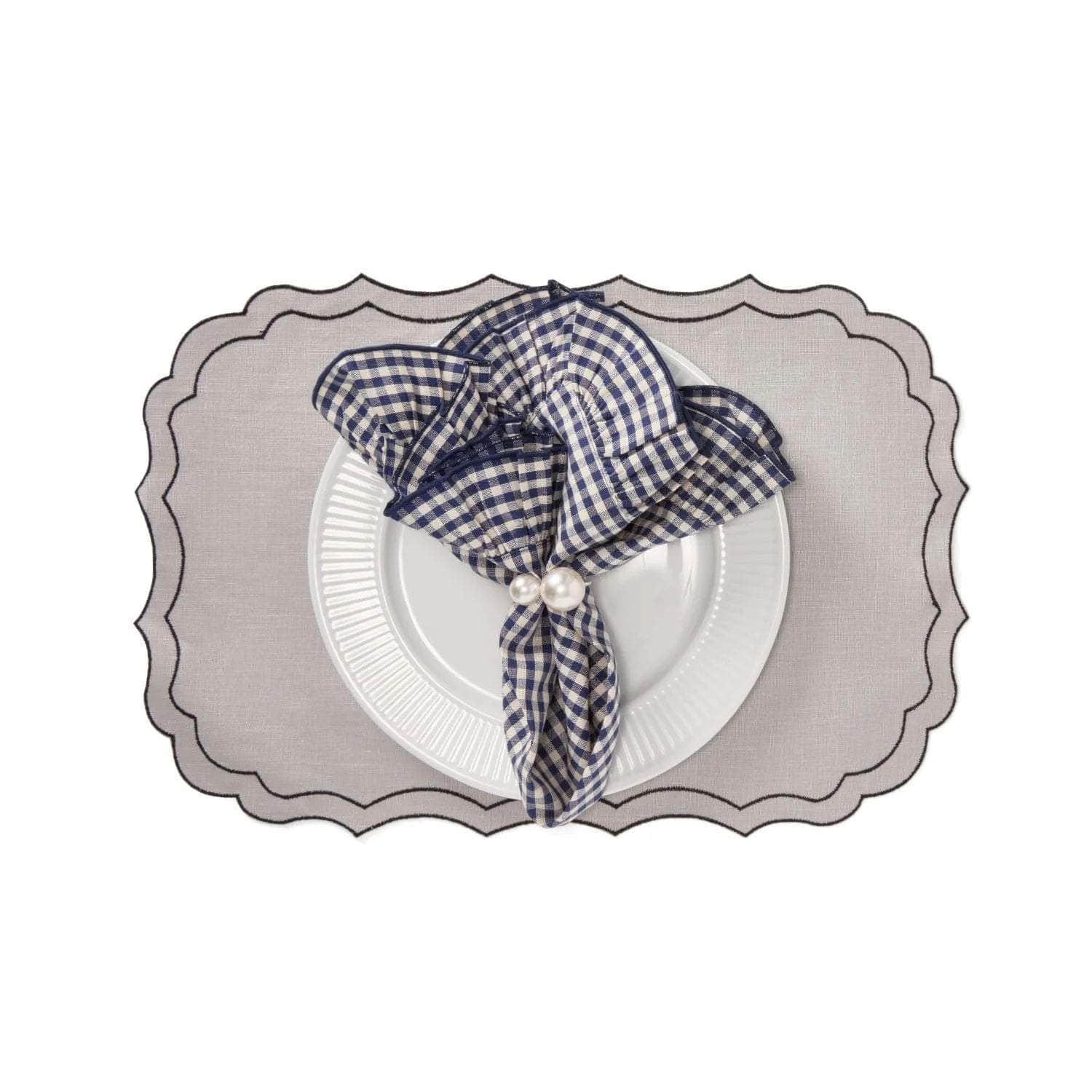 Kelly Ivory & Blue - Stain-Free Placemat