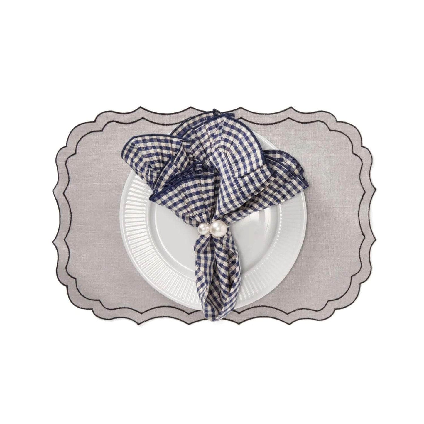 Kelly Ivory & Blue - Stain-Free Placemat