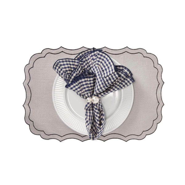 Kelly Ivory & Blue - Stain-Free Placemat
