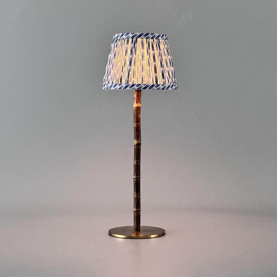 Lampshade Blue Ikat