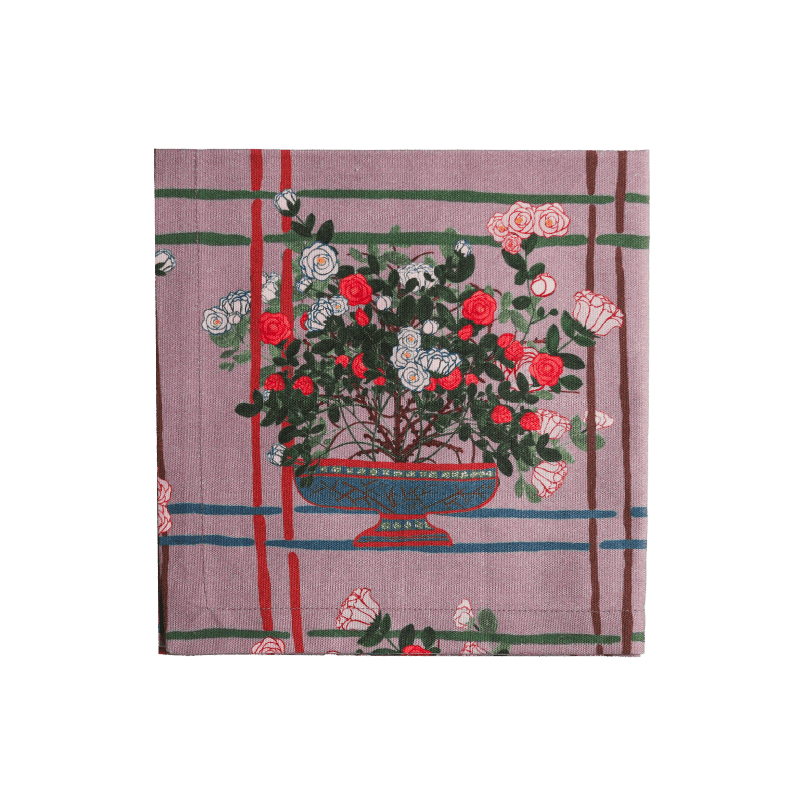 6 Napkins La Vie en Rose Offcut Version