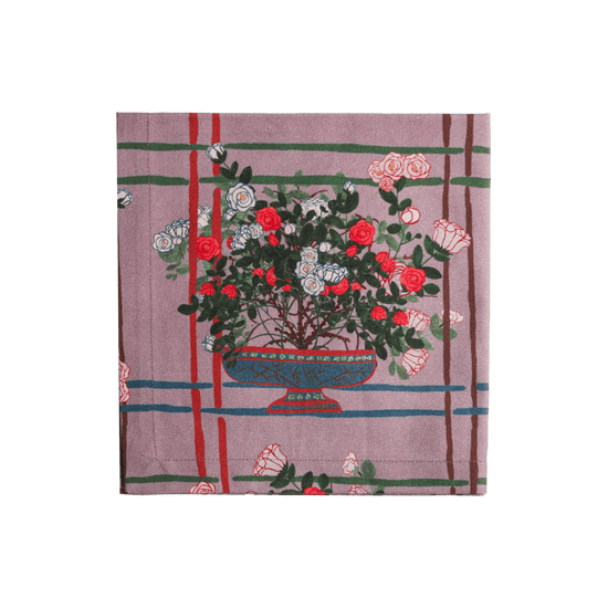 6 Napkins La Vie en Rose Offcut Version