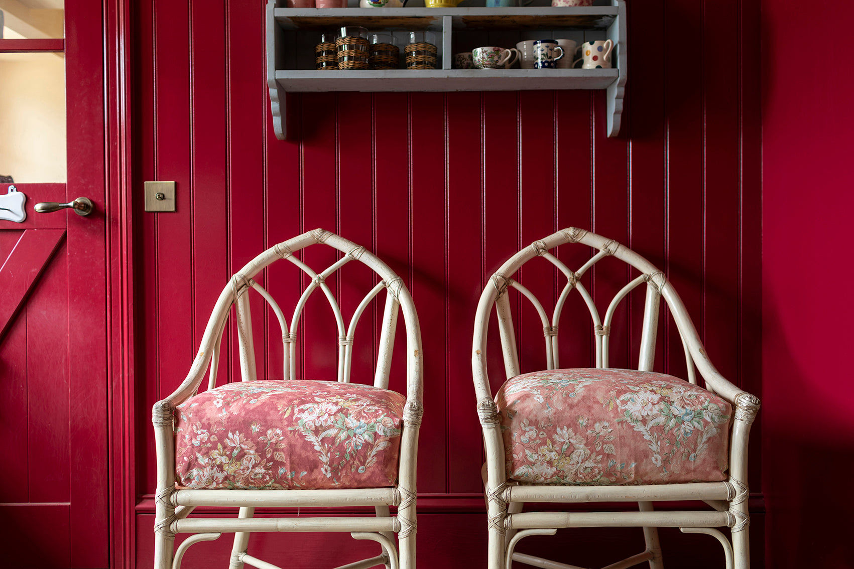 Maison Fleurie - Bayford Chintz Raspberry Fabric