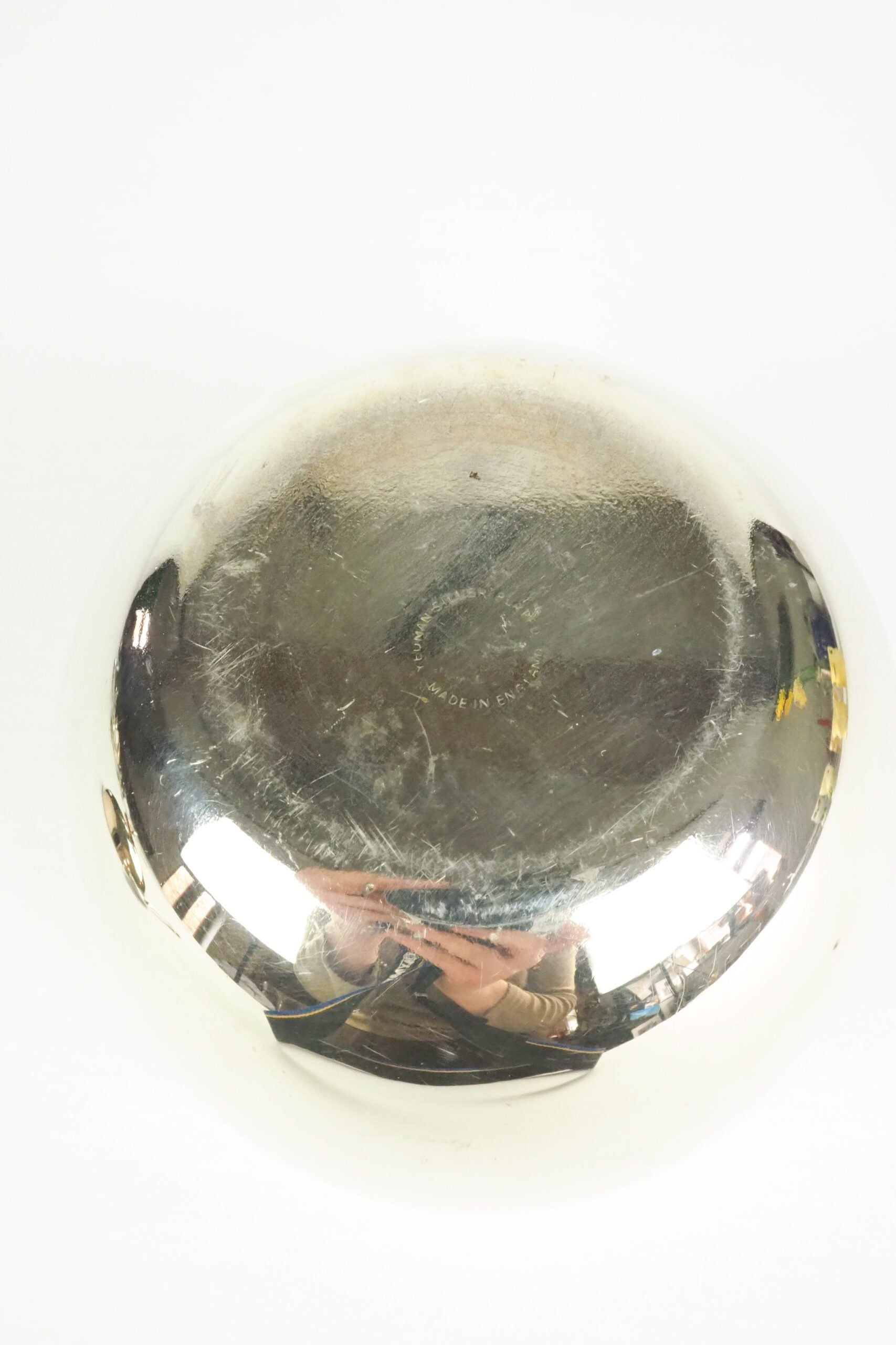 Vintage Silver Plate Apple Pot