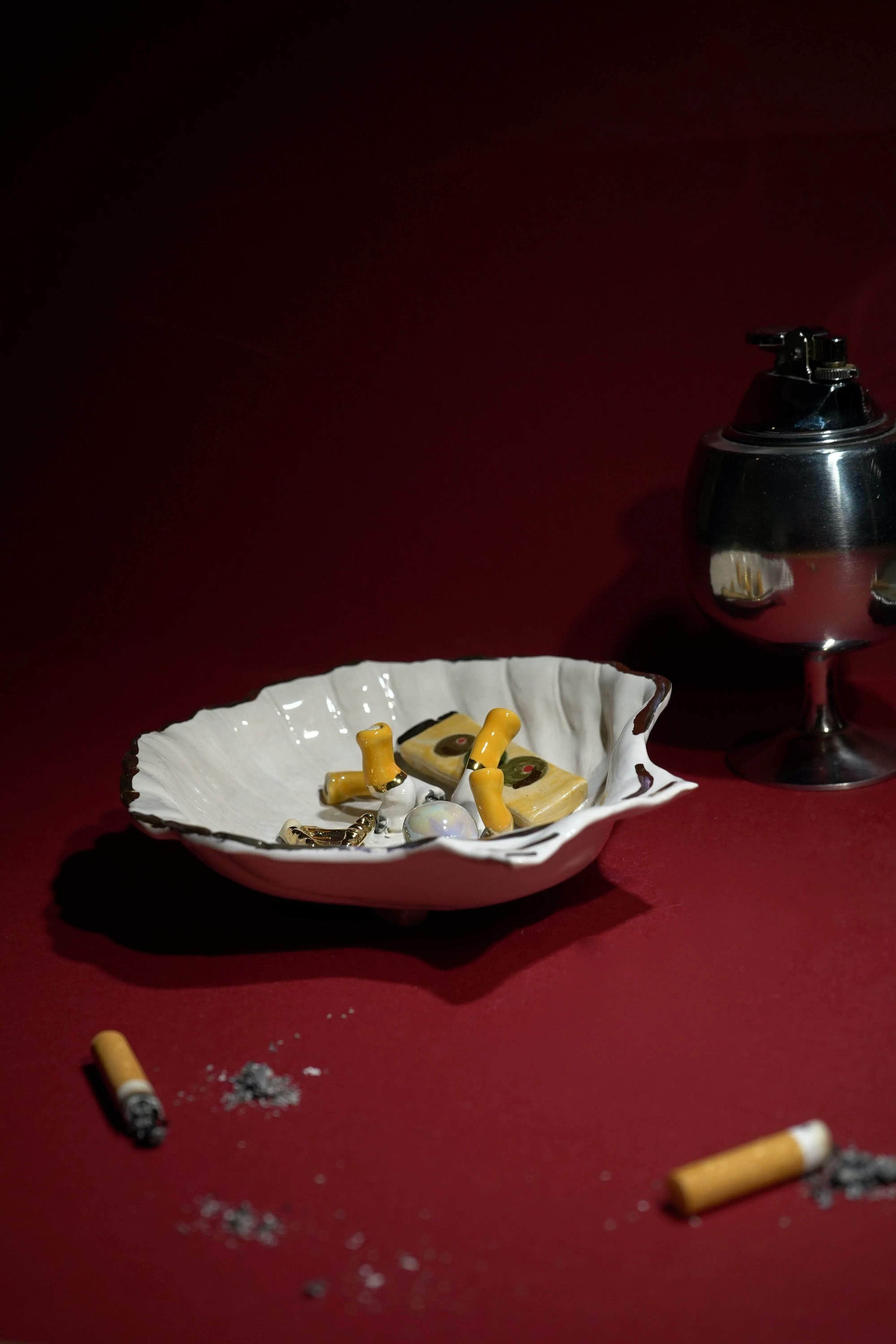 Olive You Lighter Ashtray