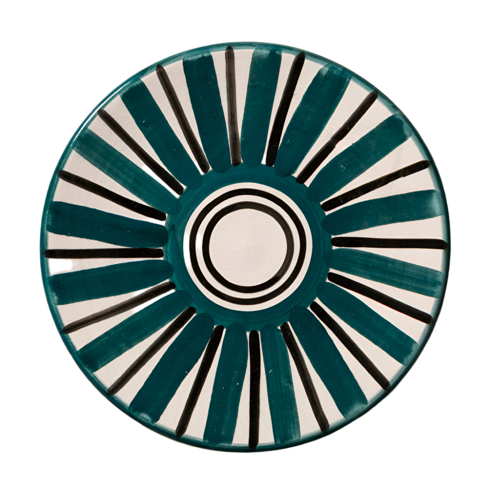 Blue Safi Dessert Plate