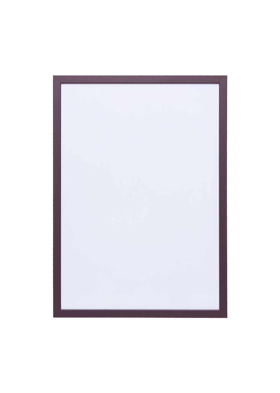 Burgundy Wood Picture Frame