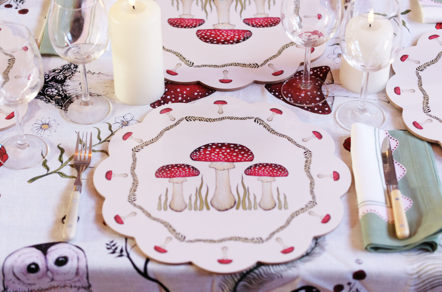 Mushroom Table Mat