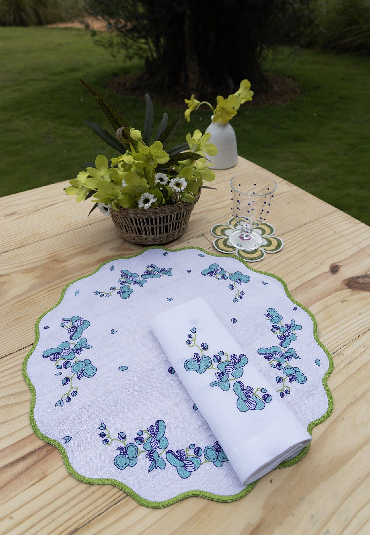 Orchid Carousel - Placemat (Set of 4)