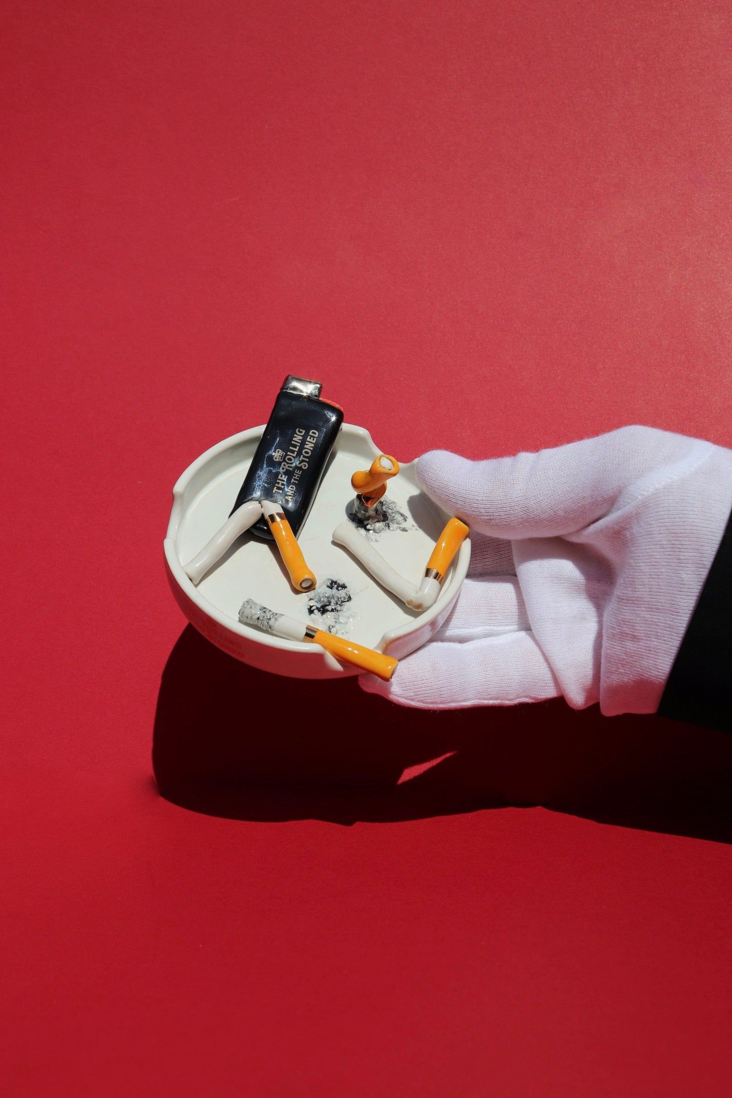 Snapped Cigs & Lighter Ashtray