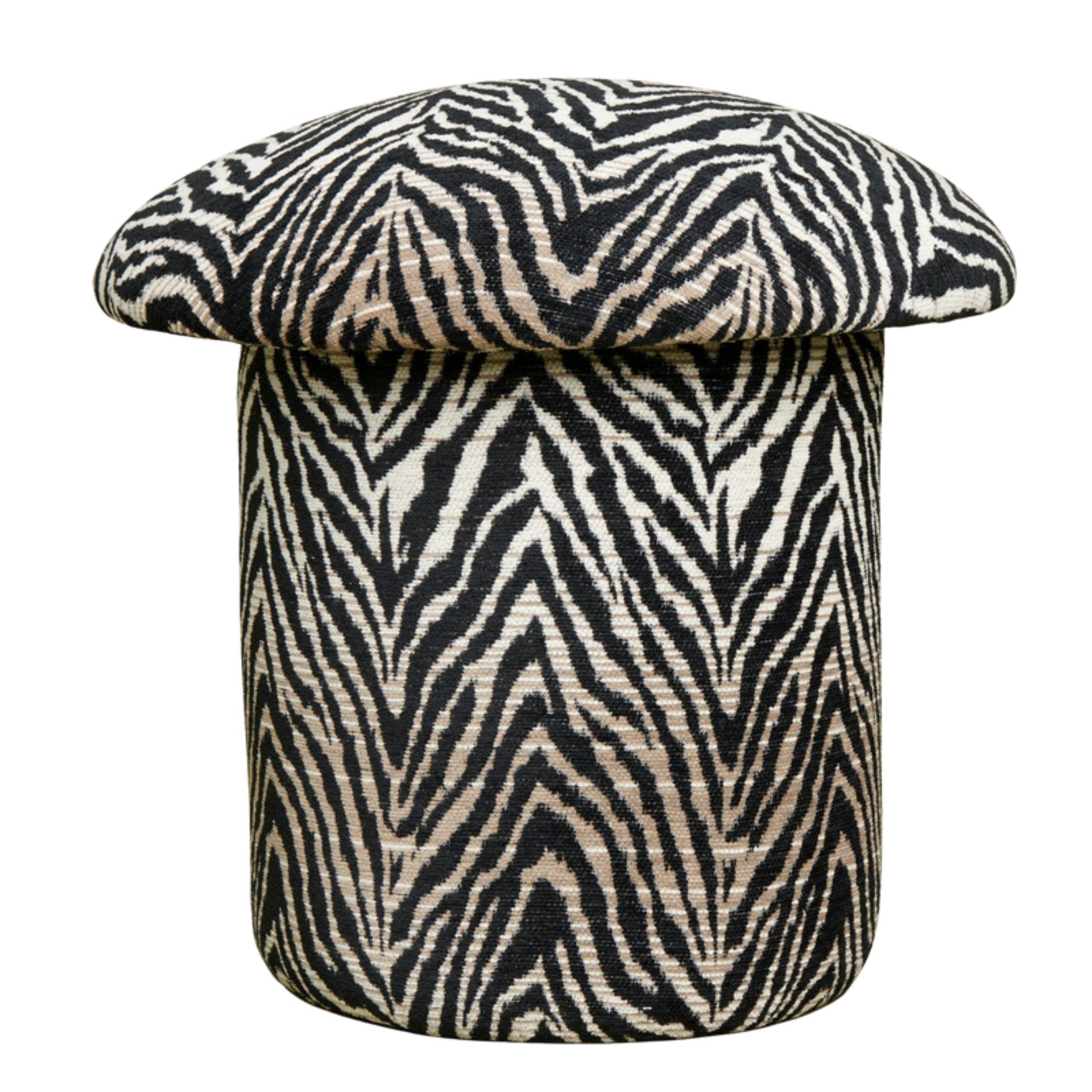 Zebra Stripe Stool