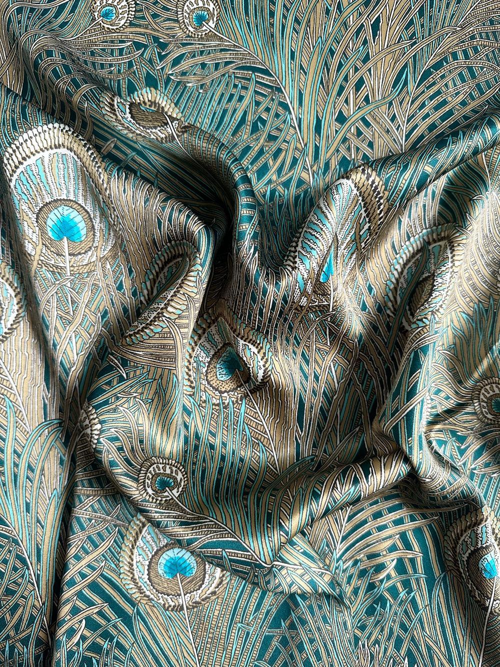 Silk Pillowcase Made With Liberty Fabric Royal Hera Bottle