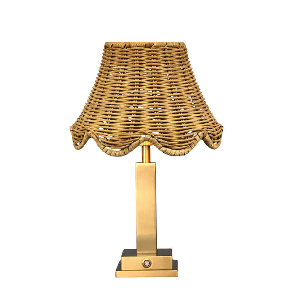 Philia Lamp - Rattan Scallop