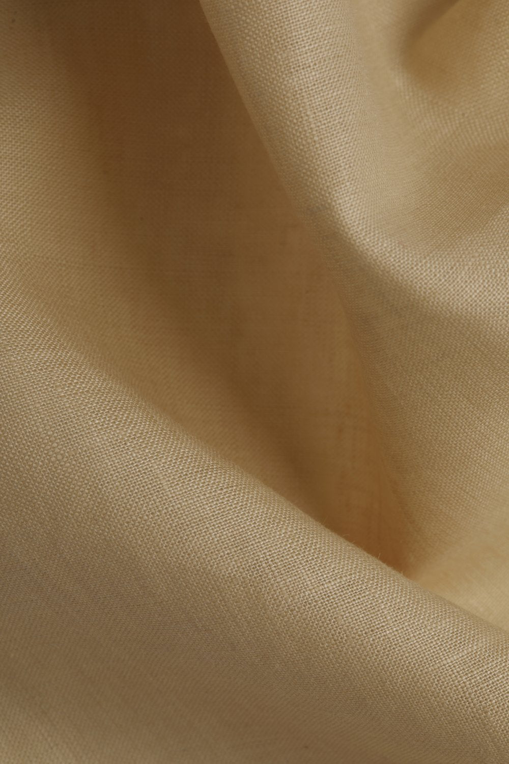 Cafe Curtain 65 - Pocket Top - Elderfield Cornsilk - Pole Width 36cm x Drop 42cm