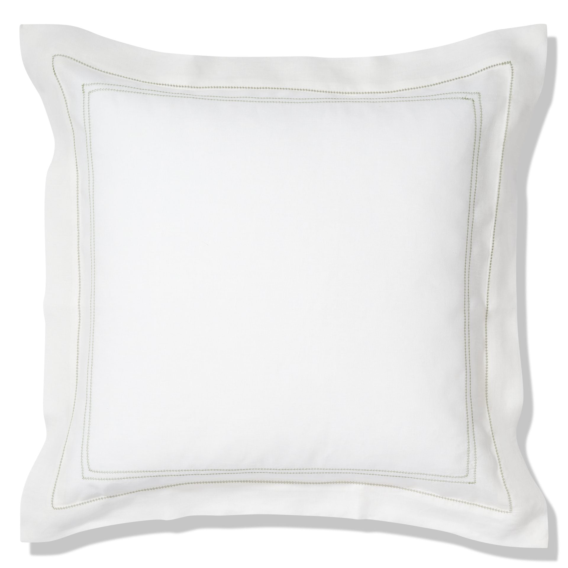 Pillowcase Hemstitch Botanical Green