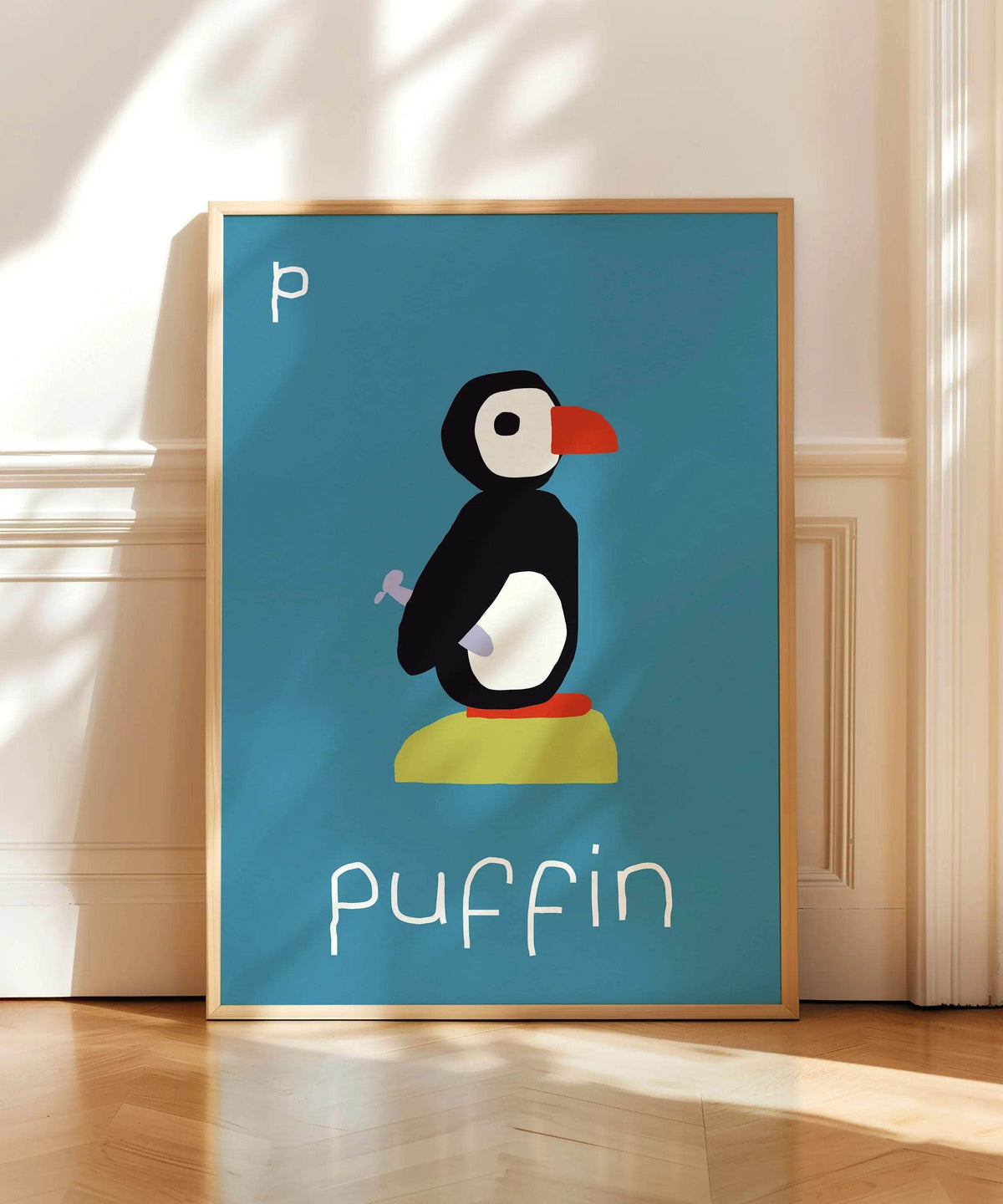 P for Puffin Print