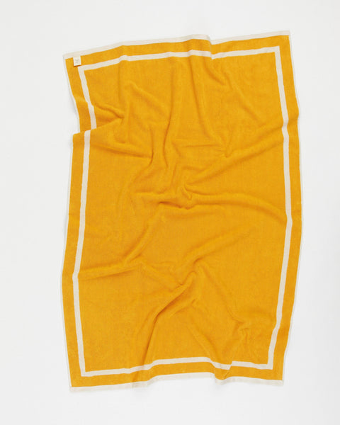 The Classic Ecru and Yellow Towel