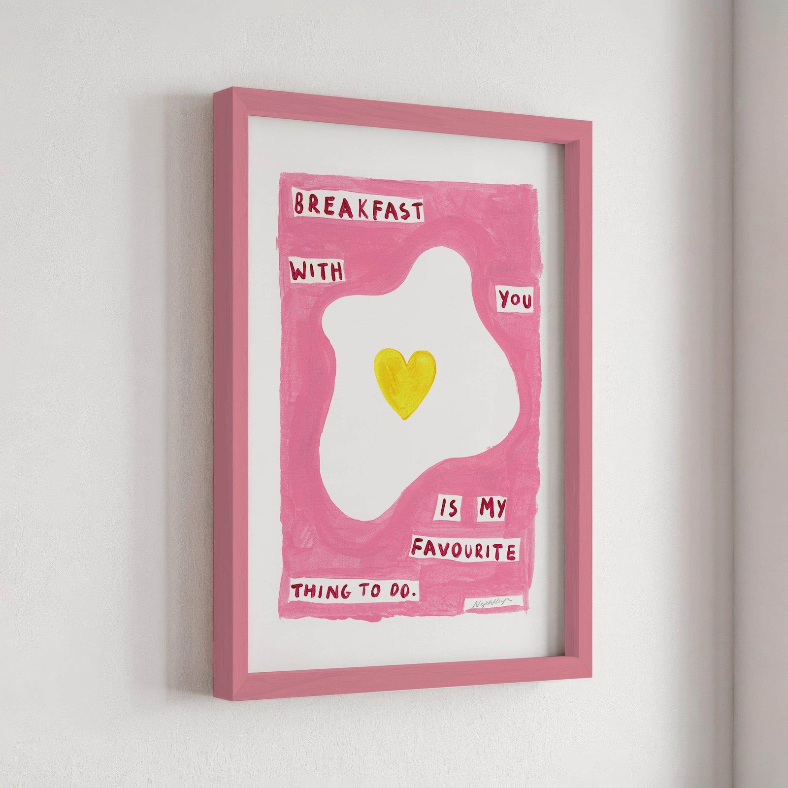 Breakfast With You Print