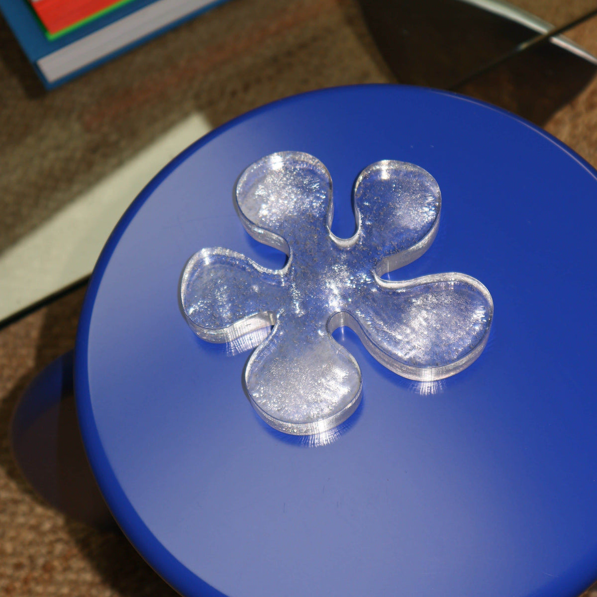 Fleur Objet in Clear Recycled Plastic