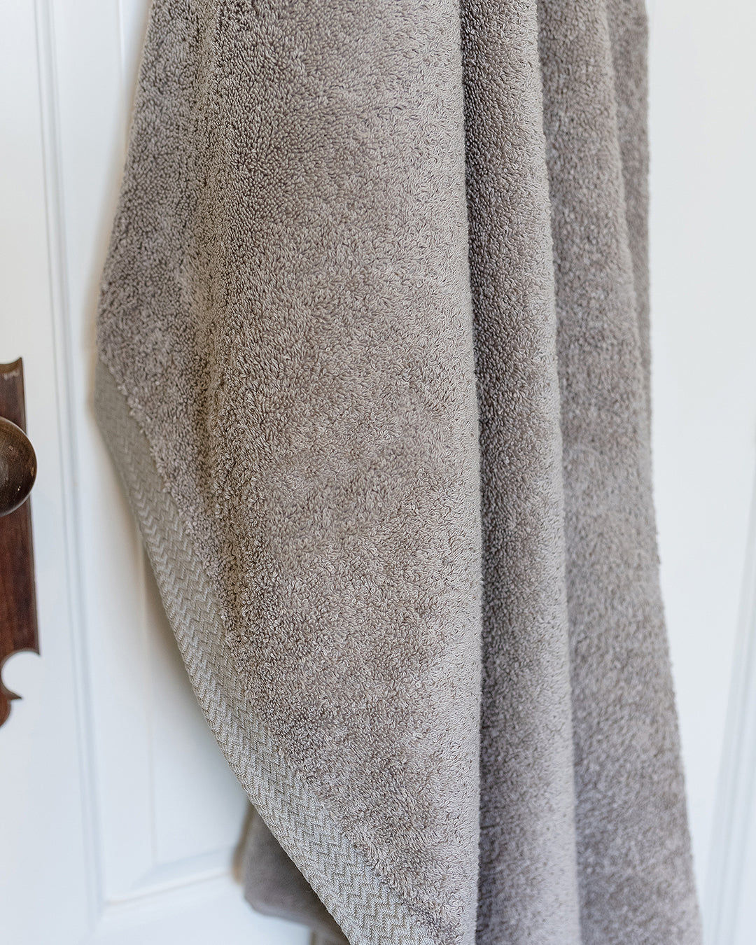 Light Grey Cotton Bath Towel